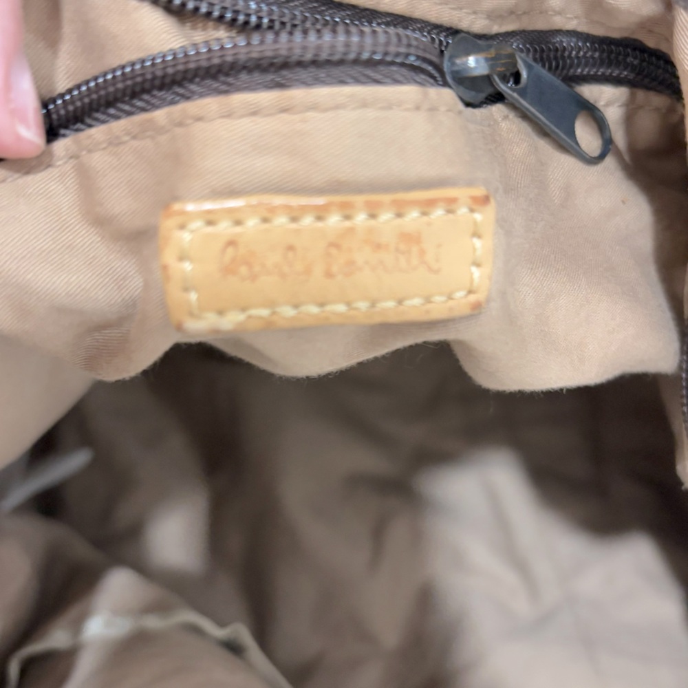 Paul Smith Nautical Drawstring Leather Trimmed Ca… - image 7